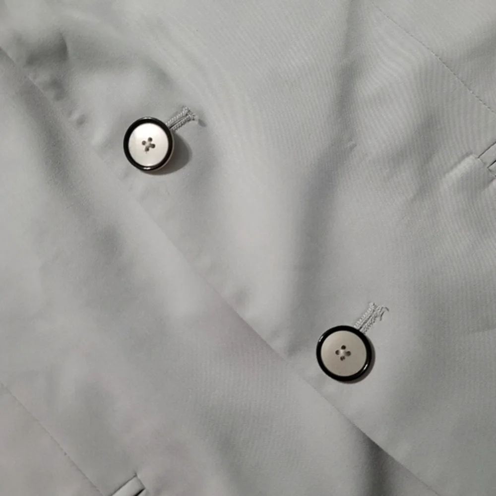 Zara Comfort Suit Cool Jacket Sz 40 Spring Summer Breathable Blazer‎ Lt. Grey.